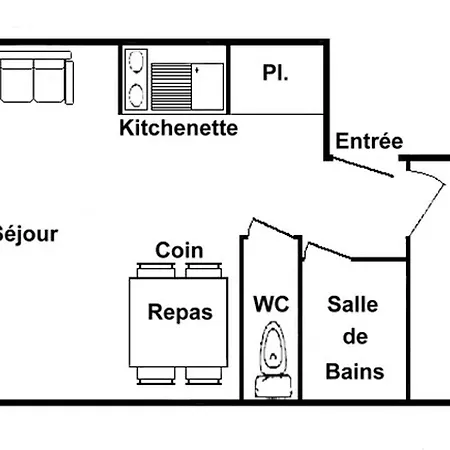 2 Pieces Avec Parking Aux Saisies, 4 Pers, Balcon, Equipements Complets - Fr-1-293-218 Apartment *